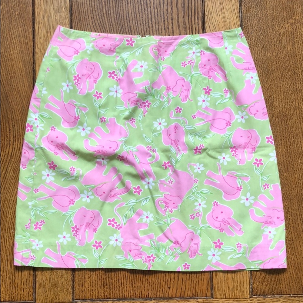 Vintage “Toast of the Town” Lilly Pulitzer Skirt